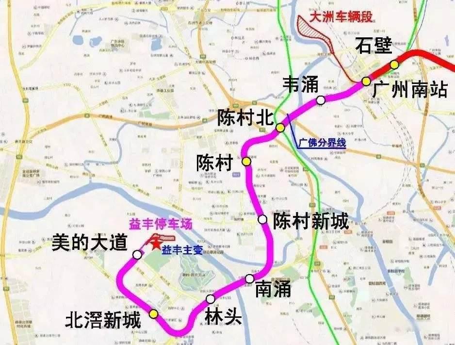 广州地铁7号线西延顺德段全贯通,顺德内7座车站全部封顶！！